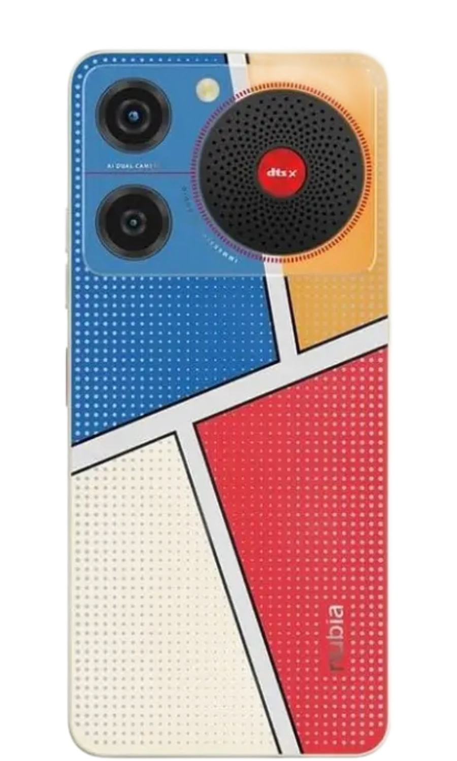 ZTE NUBIA MUSIC - Vista Posterior
